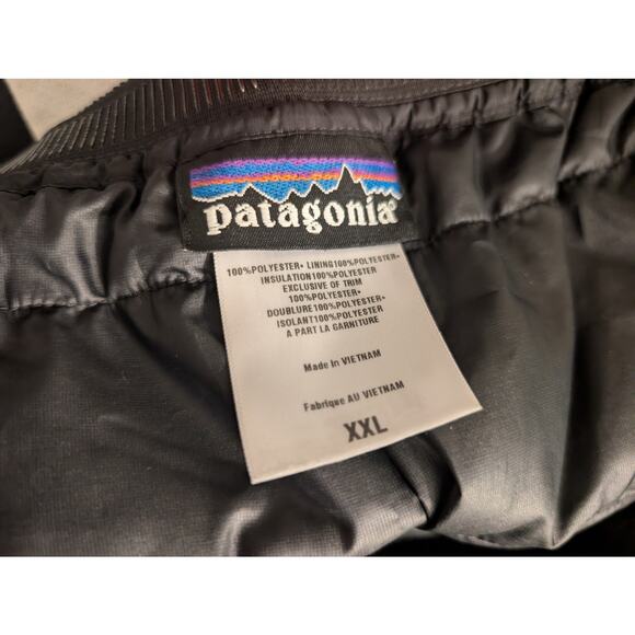 Patagonia Micro Puff Black Mens Insulated Pants Size 2XL - Picture 6 of 7